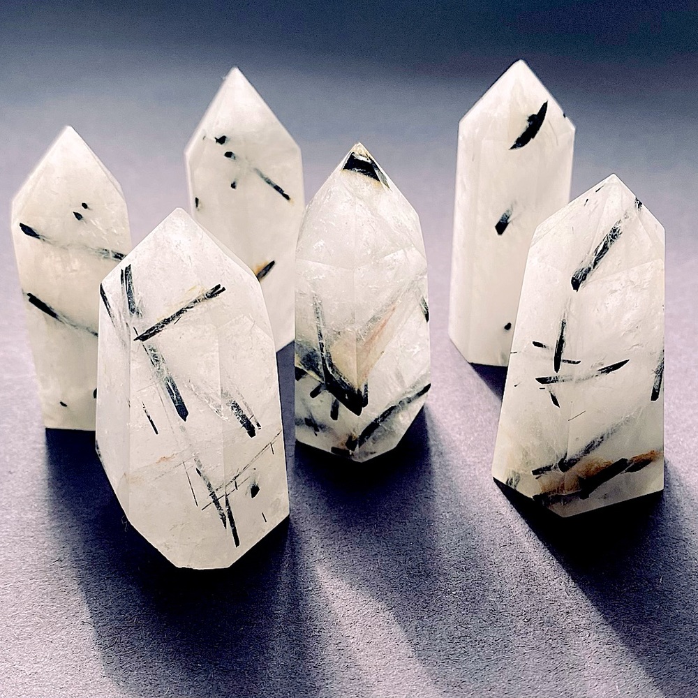 One (1) Tourmalinated Quartz Tower